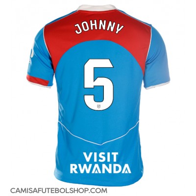Camisa de time de futebol Atletico Madrid Johnny Cardoso #5 Replicas 3º Equipamento Feminina 2025-26 Manga Curta Camisa de time de futebol Atletico Madrid Johnny Cardoso #5 Replicas 3º Equipamento Feminina 2025-26 Manga Curta
